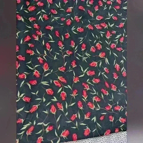 Vintage Floral R&K Midi Cottagecore Dress - Picture 2 of 4